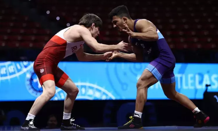 Wrestling U23 World Cships: Vishvajit More becomes first Indian to reach Greco-Roman final