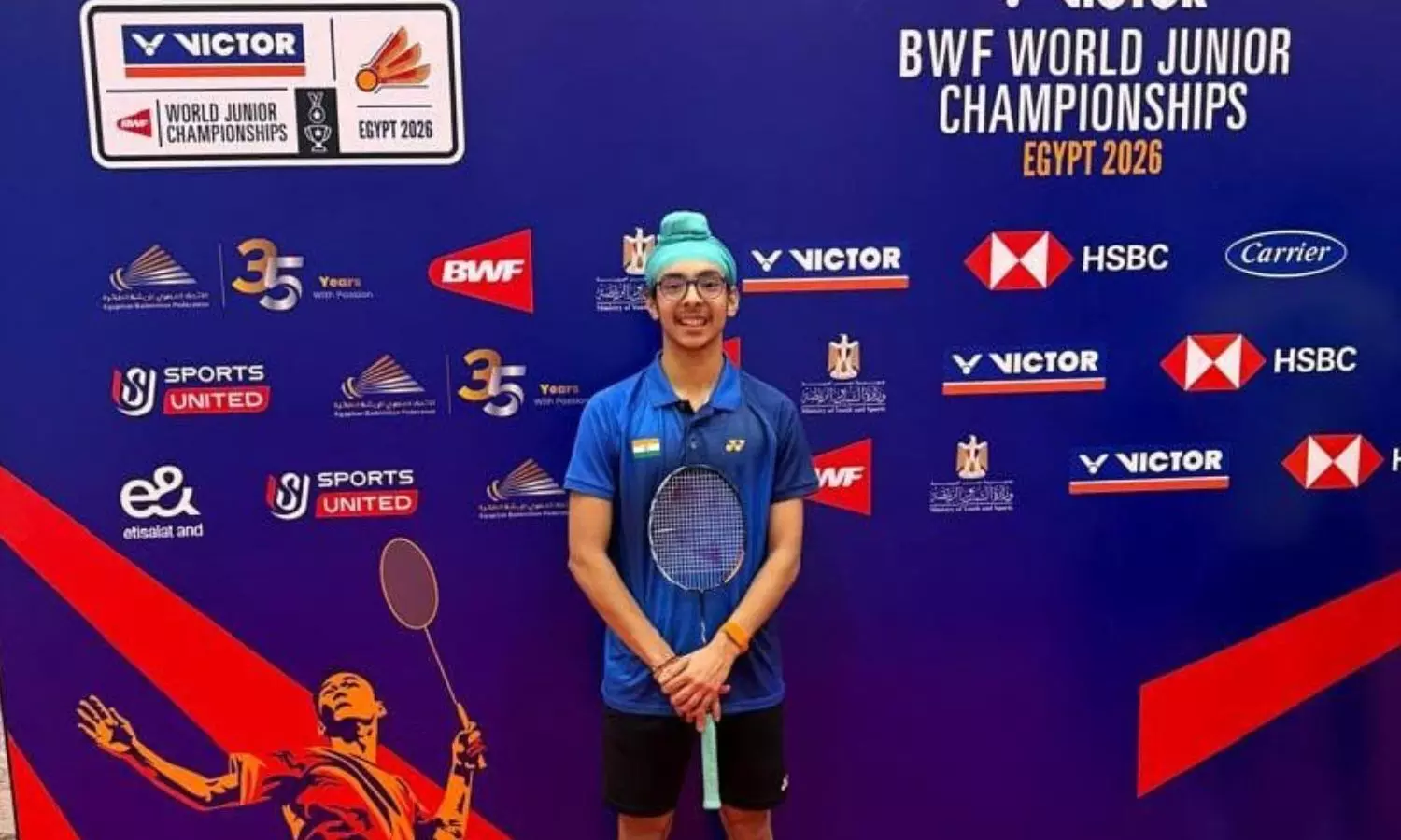 BWF World Junior Cships: Jagsher Singh Khangurra assured a medal in boys singles BWF World Junior Cships: Jagsher Singh Khangurra assured a medal in boys singles
