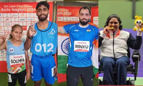 Asian Para Games: India wins 4 gold medals on Day 1;  Sits Fourth in the medal tally
