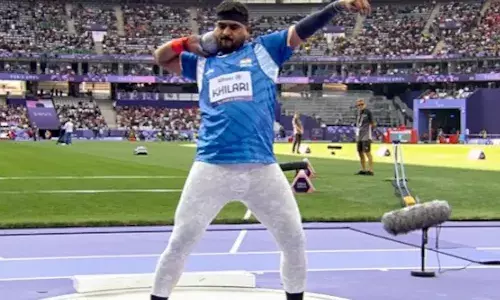 Sachin Khilari breaks Games record as India sweep mens shot put F46 medals