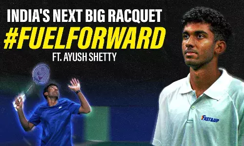 Watch: The giant-killing Ayush Shetty makes steady progress