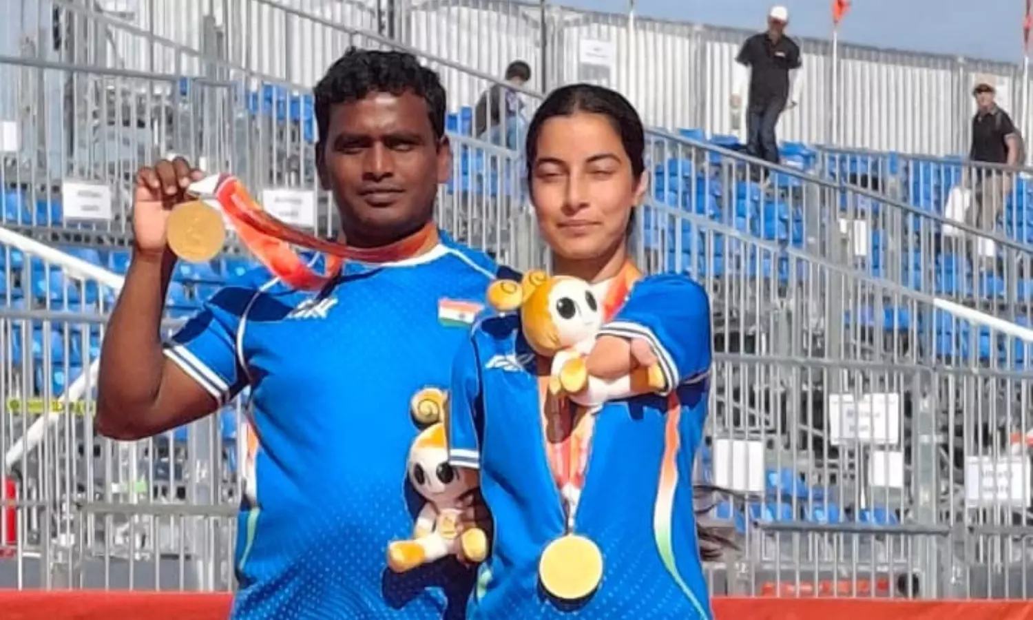 Asian Para Games: Sheetal Devi, Toman Kumar win compound mixed team gold Asian Para Games: Sheetal Devi, Toman Kumar win compound mixed team gold