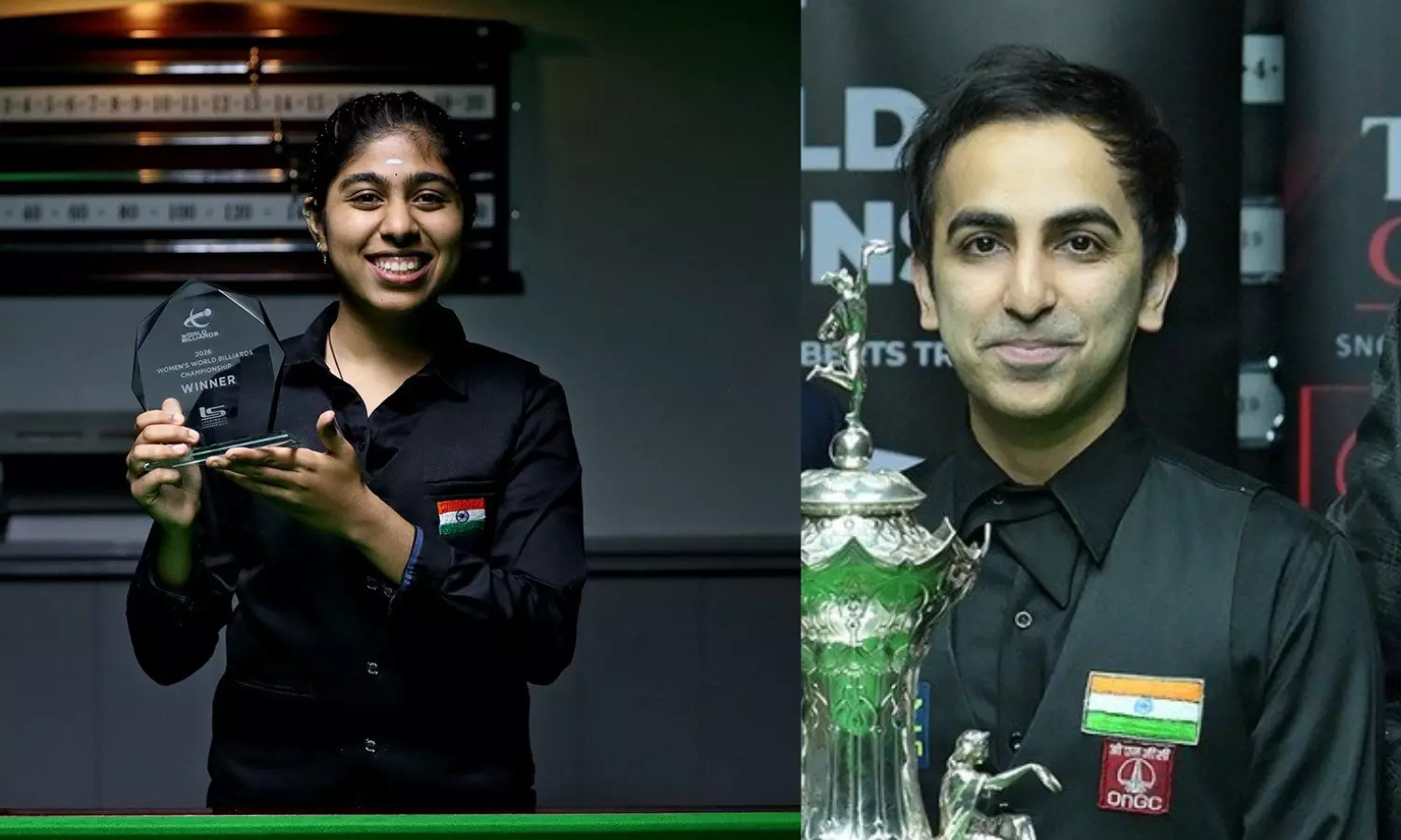 Indias Pankaj Advani, Shruthi L crowned 2026 World Billiards Champions Indias Pankaj Advani, Shruthi L crowned 2026 World Billiards Champions