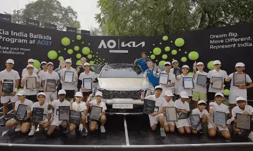 Kia India selects four ballkids for the Australian Open 2027