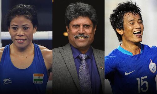 What are the nicknames of some of Indias popular athletes