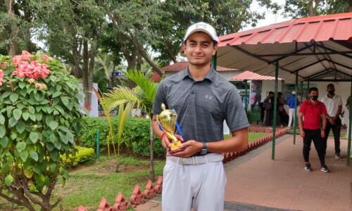 Young Indian golfer Krishiv KL Tekchandani