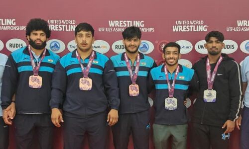 Asian U23 Wrestling Cships: Suraj, Sagar win silver medals