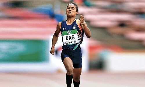 Hima Das wins gold, no one wins a silver or bronze