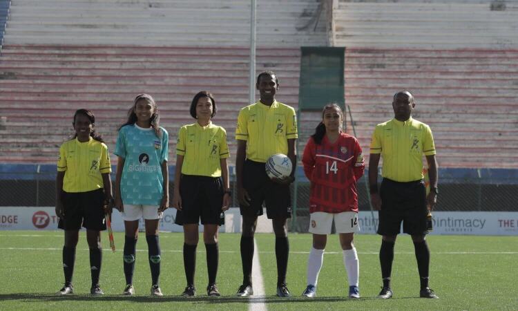 Karnataka Womens League womens football female referees