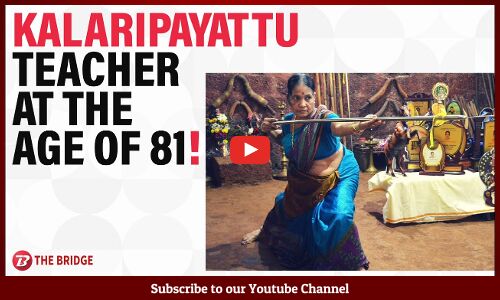 Meenakshi Amma, who still teaches Kalaripayattu at the age of 81