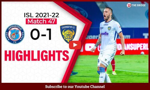 WATCH: Jamshedpur FCs 0-1 loss against Chennaiyin FC in Indian Super League 2021-22