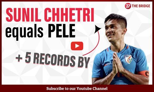 Legend Sunil Chhetri equals King Peles international goal-scoring record