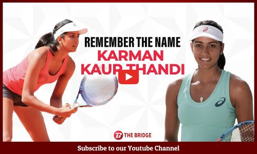 Indias rising tennis star Karman Kaur Thandi impresses in Italy