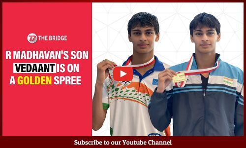 R Madhavans son Vedaant makes a splash