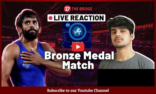 Bajrang Punia wins bronze at World Championships