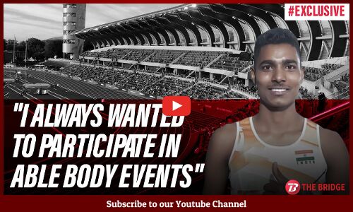 I always wanted to participate in able-bodied events -Nishad Kumar