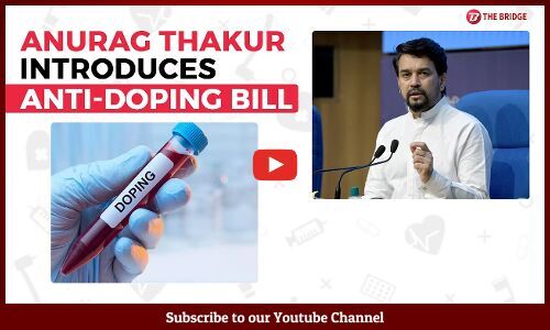 Sports Minister Anurag Thakur introduces Anti-Doping bill