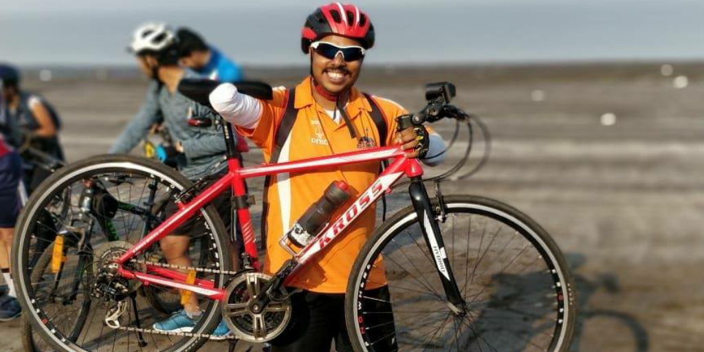 One man's inter city cycling journey on Republic Day