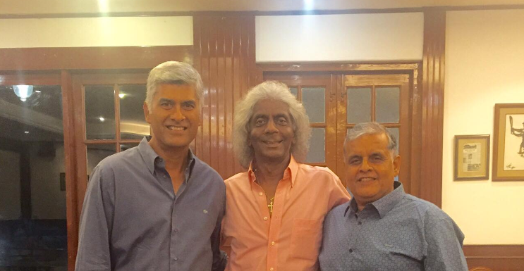 Vasudevan Srinivasan, Anand Amritraj and Ramesh Krishnan – Members of the 1987 Davis Cup final team