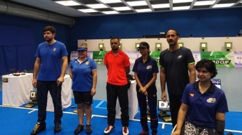 पैरा शूटिंग वर्ल्ड कप : मनीष-निशा की जोड़ी का सोने पर निशाना