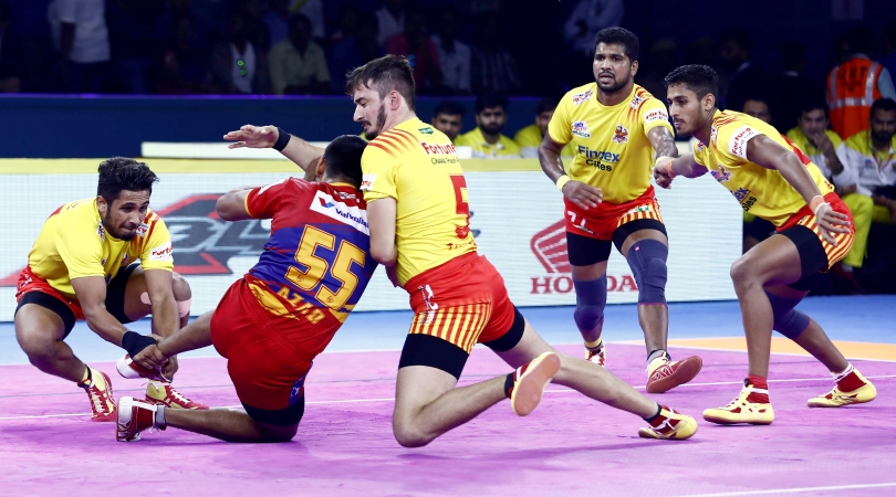 प्रो कबड्डी 2019: गुजरात फ़ॉर्चूनजाइयंट्स ने यूपी योद्धा को 44-19 से हरा दीया प्रो कबड्डी 2019: गुजरात फ़ॉर्चूनजाइयंट्स ने यूपी योद्धा को 44-19 से हरा दीया