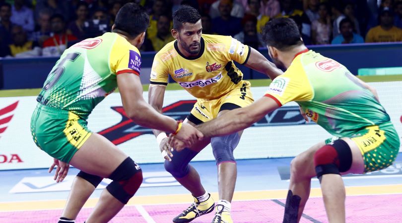 प्रो कबड्डी 2019: पटना पाइरेट्स ने सीजन की अपनी पहली जीत दर्ज की प्रो कबड्डी 2019: पटना पाइरेट्स ने सीजन की अपनी पहली जीत दर्ज की