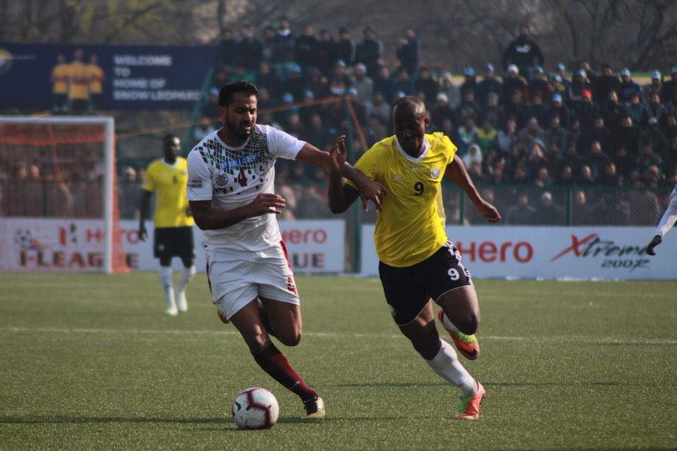  Real Kashmir FC went down against after Mohun Bagan in the Durand Cup semifinal in Kolkata 