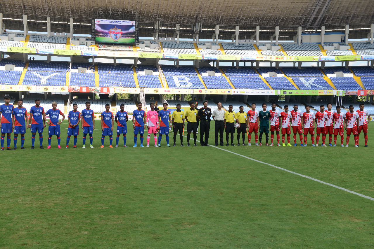 Bengaluru FC and Army Red plays out a 1-1 draw