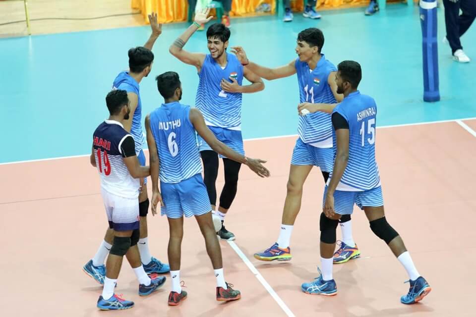 The Indian U-23 Men's Volleyball Team won the silver medal at Asian Championships