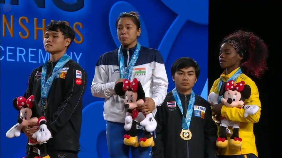Mirabai Chanu won the gold medal 2017 World CHampionship