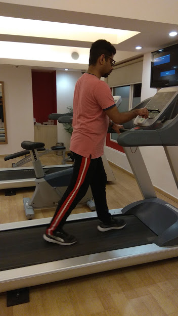 Vishnu Nair has been doing brisk walking/jogging for about 45 mins per day and also engage in various aerobic exercises for about 20 minutes