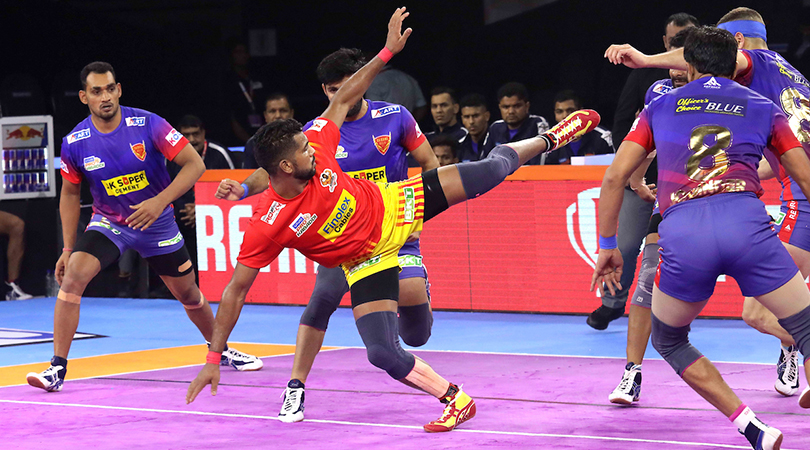 प्रो कबड्डी 2019 : गुजरात फ़ॉर्चूनजाइयंट्स ने दबंग दिल्ली को 31-26 से मात दी