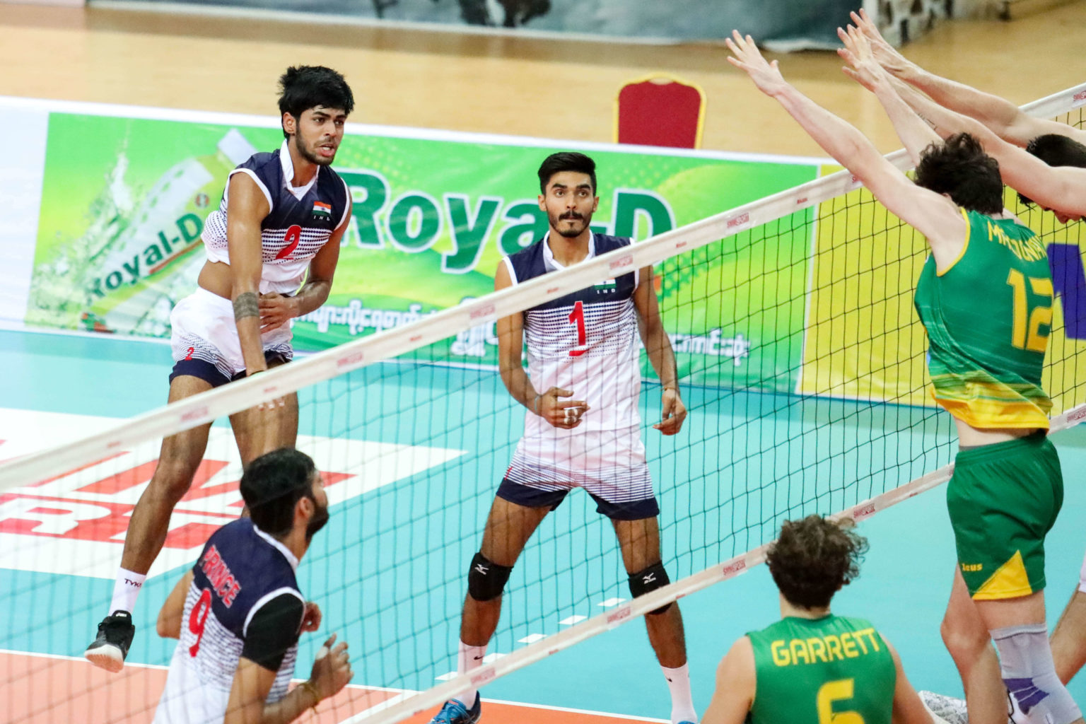 The Indian team pull off a spectacular come back against Australia in volleyball