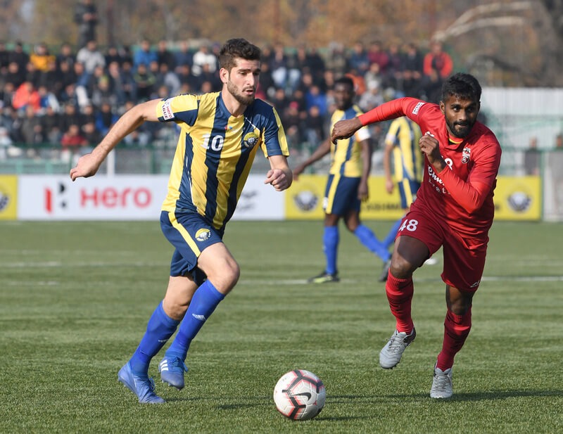 Real Kashmir's marquee footballer had to spend a couple of sleepless nights following Kashmir clampdown