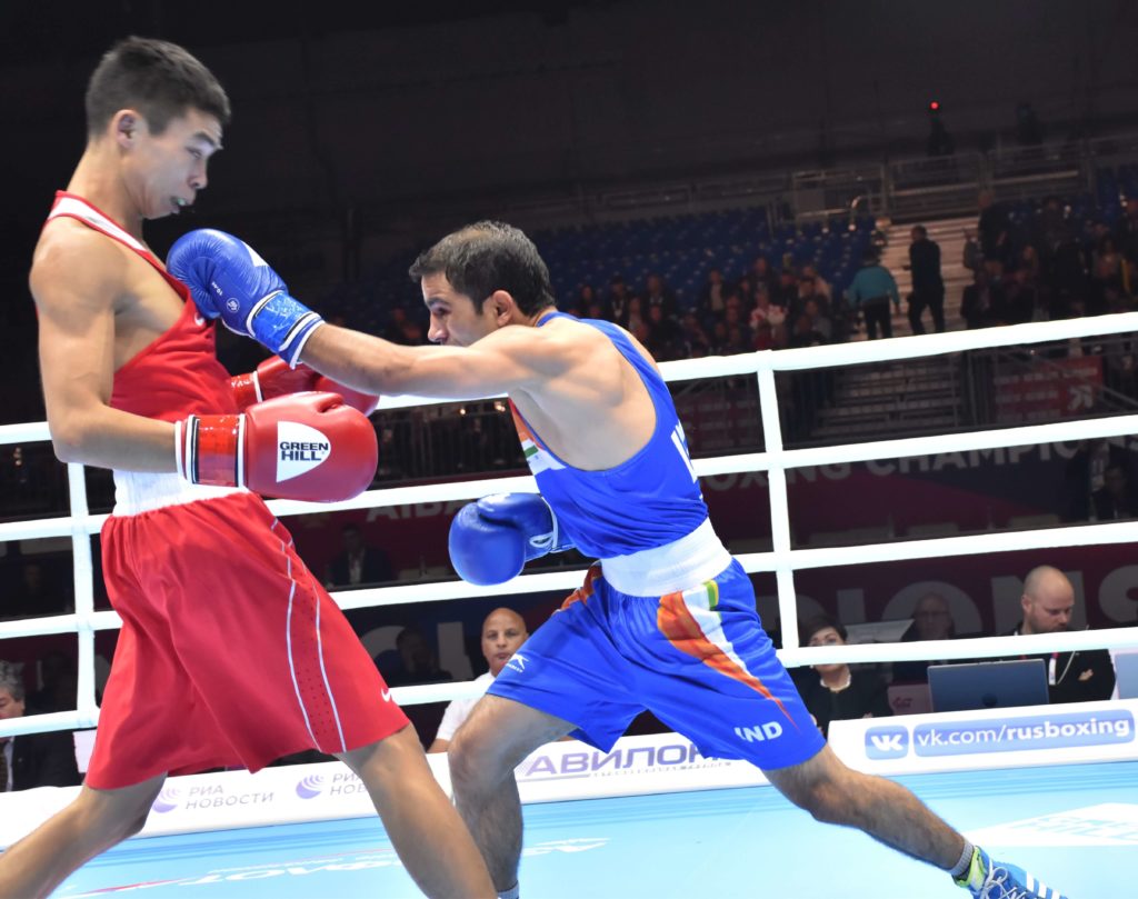  Amit Panghal became the fifth-ever boxer to win a medal at Men's Boxing World Championship 