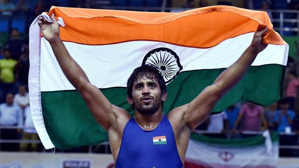 Bajrang Punia has climbed  to the pinnacle of the world rankings in the 65kg 