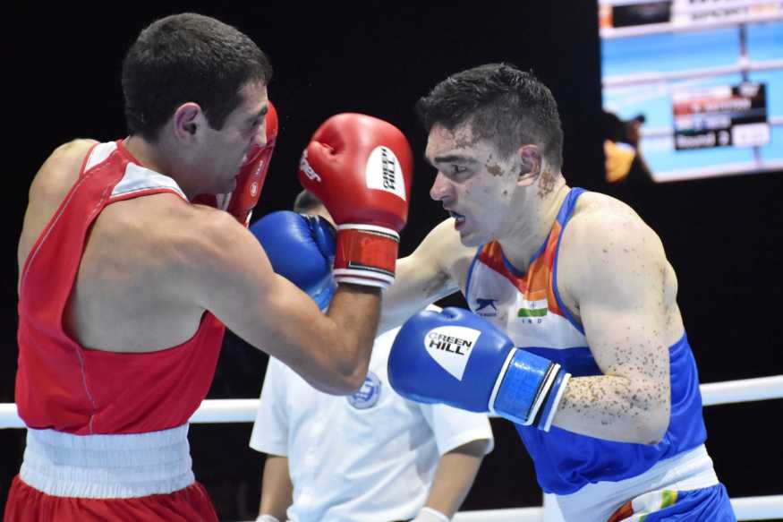 Duryodhan Singh Negi won his opening 69kg bout on Friday against Armenia’s Koryun Astoyan. 