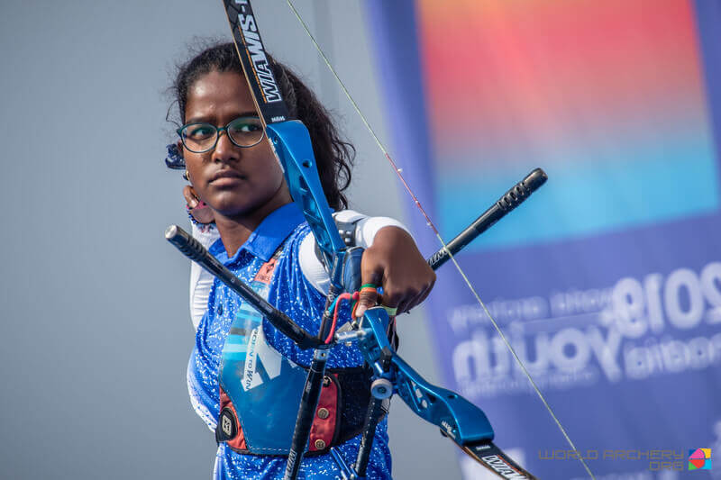  Komalika Bari won gold at the 2019 World Archery Youth Championships concluded last week.  