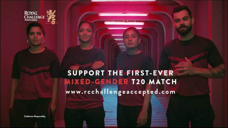 #ChallengeAccepted was launched by the IPL franchise Royal Challengers Bangalore to break down all stereotypes 