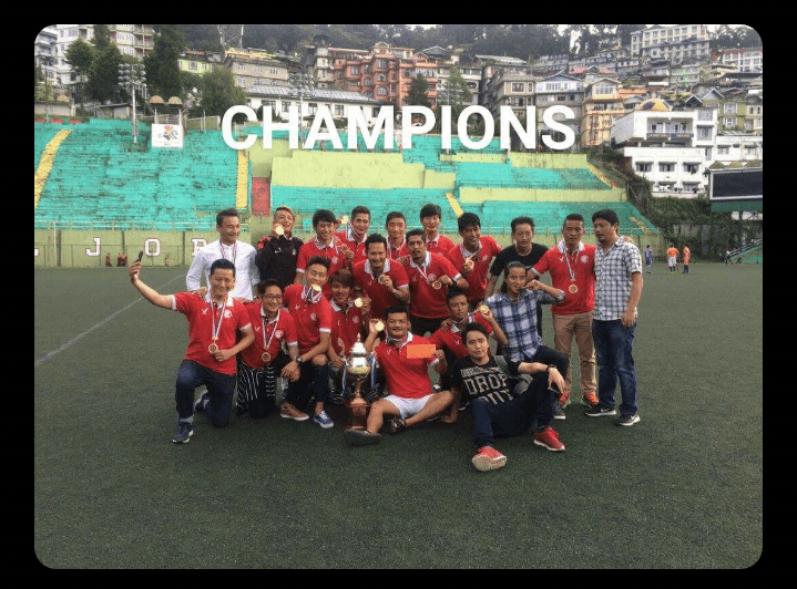 The club went on to emerge as champions in C division and B division of Sikkim Football League