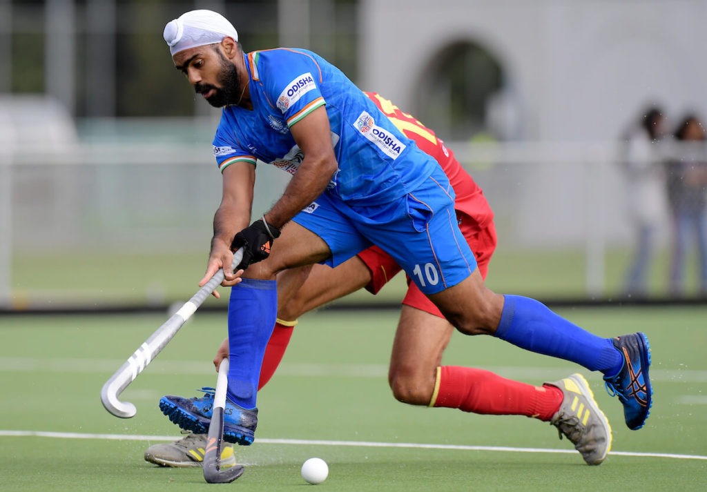 The forward Simranjeet Singh gave India the early lead in the 5th minute of the game