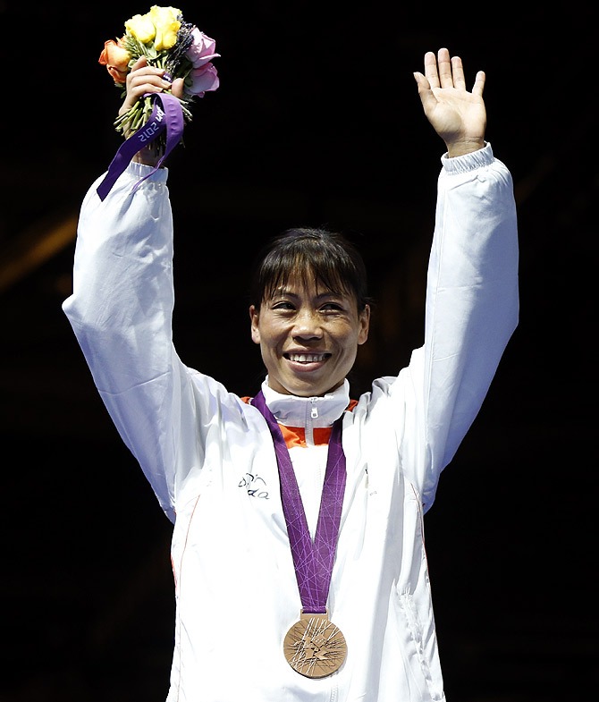 Mary Kom Bronze London Olympics