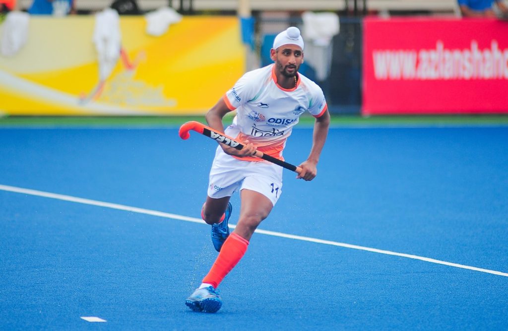 Mandeep has been part of silver-medal winning 2016 and 2018 Champions Trophy teams
