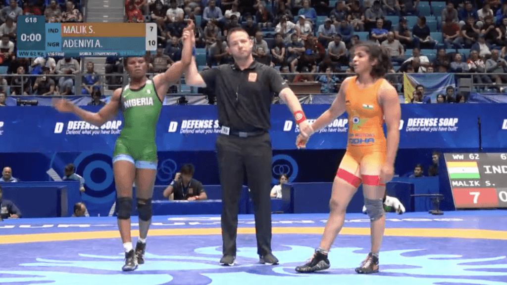  Sakshi failed to capitalise as a redoubtable Aminat  at World Wrestling Championships 2019