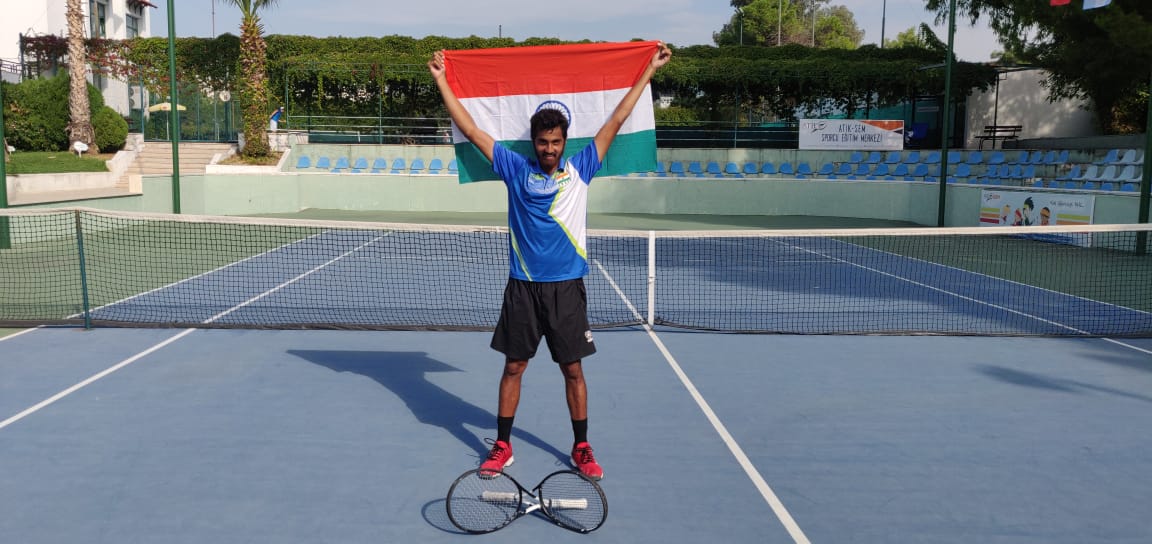 Deaf tennis World Champion Prithvi Sekhar doesn't let his