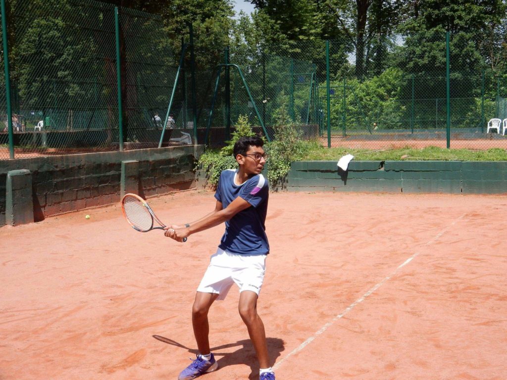  Dev Javia is currently training at the IMPACT Tennis Academy in Bangkok from last year. 