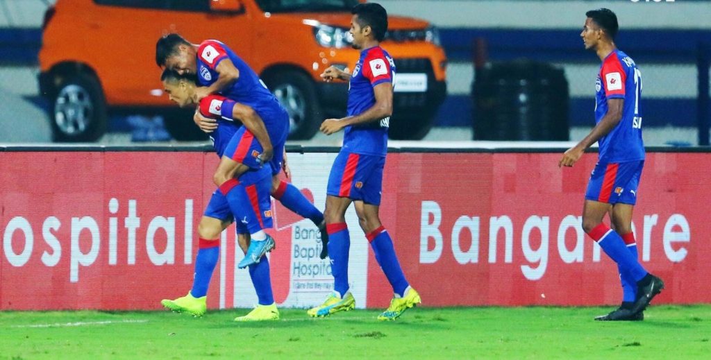  Goals from Paartalu, Chhetri and Haokip sealed a terrific victory for Bengaluru FC 