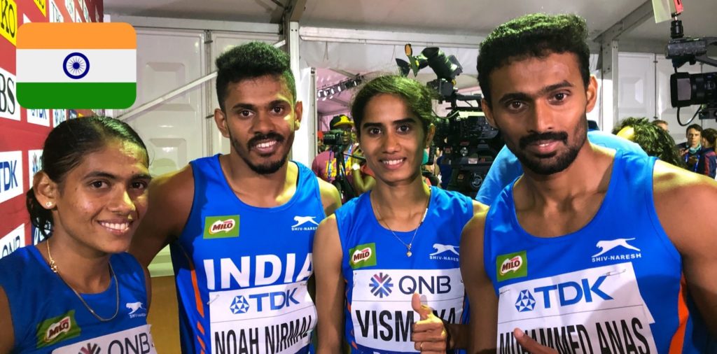 Indian 4x400 mixed relay team qualified for the Olympics 2020