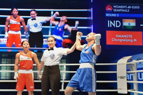 Mary Kom on October 12 settled for a bronze medal in the World Women’s Boxing Championships