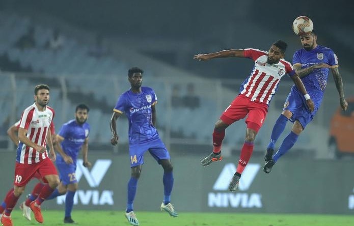 The game started with the visitor’s domination over possession but as time passed by ATK took the game on their part